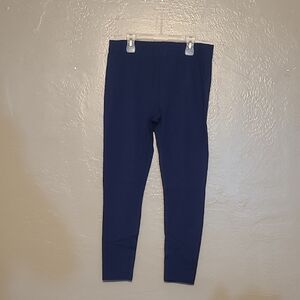 Land's End Navy Blue Girls Leggings NWOT Size 14-16 Elastic Waist XL